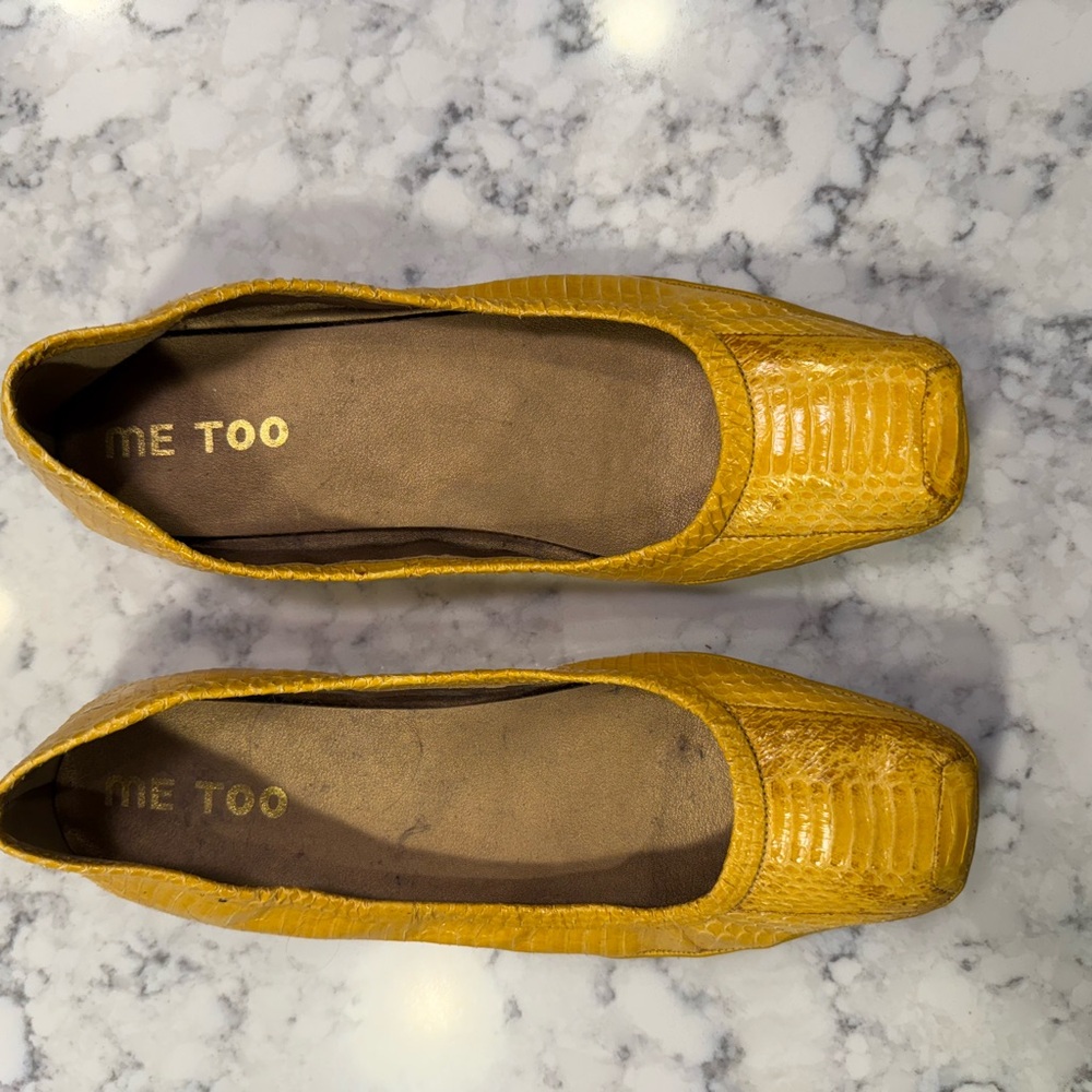 Me Too Mustard Yellow Flats